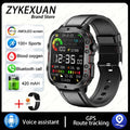 2025 For Xiaomi New Rugged Military GPS Smart Watch Men Bluetooth Call Health Monitoring AI Voice Sports Waterproof Smartwatches