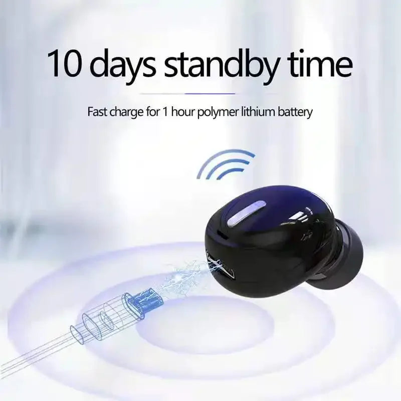 X9 Wireless Earphone Bluetooth-compatible 5.0 With Mic Single in-Ear Sports Headset For Xiaomi Huawei Stereo Sound Headphones