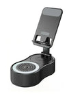 360°rotatable Adjustable FoldingLift-non-slip Phone Holder Wireless Speaker with Colorful Ambient Light 5.3 HDSurround Subwoofer