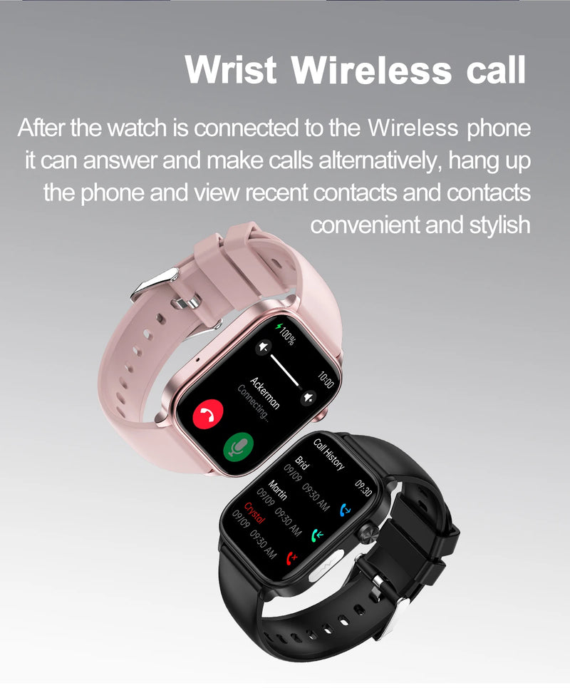 2025 New ECG+PPG Smart Watch Women Heart Rate Blood Lipid Uric Acid Women Menstrual Health Tracker Smartwatches For Android iOS
