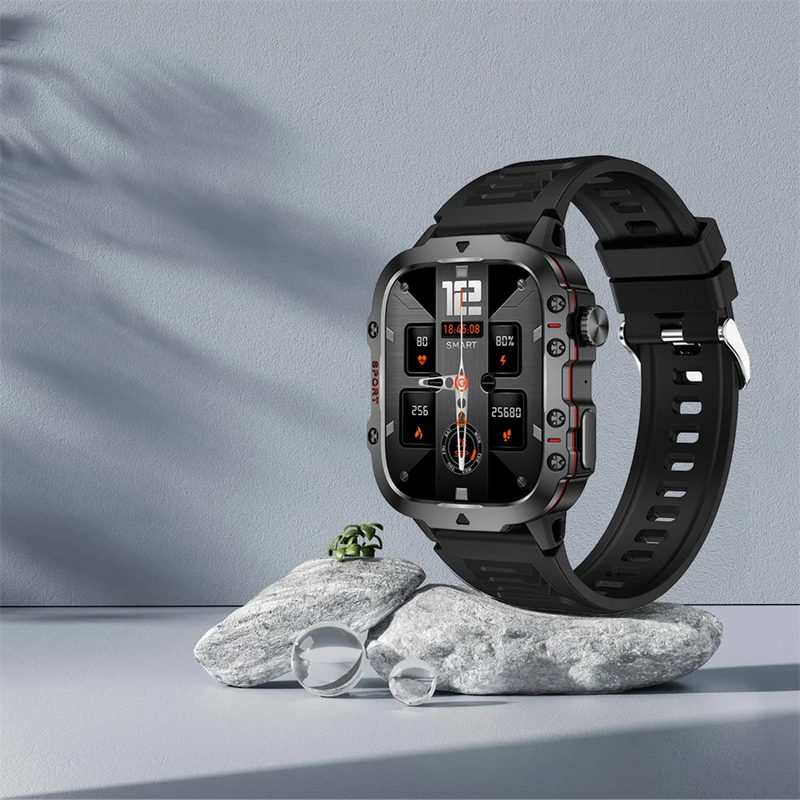 2025 For Xiaomi New Rugged Military GPS Smart Watch Men Bluetooth Call Health Monitoring AI Voice Sports Waterproof Smartwatches