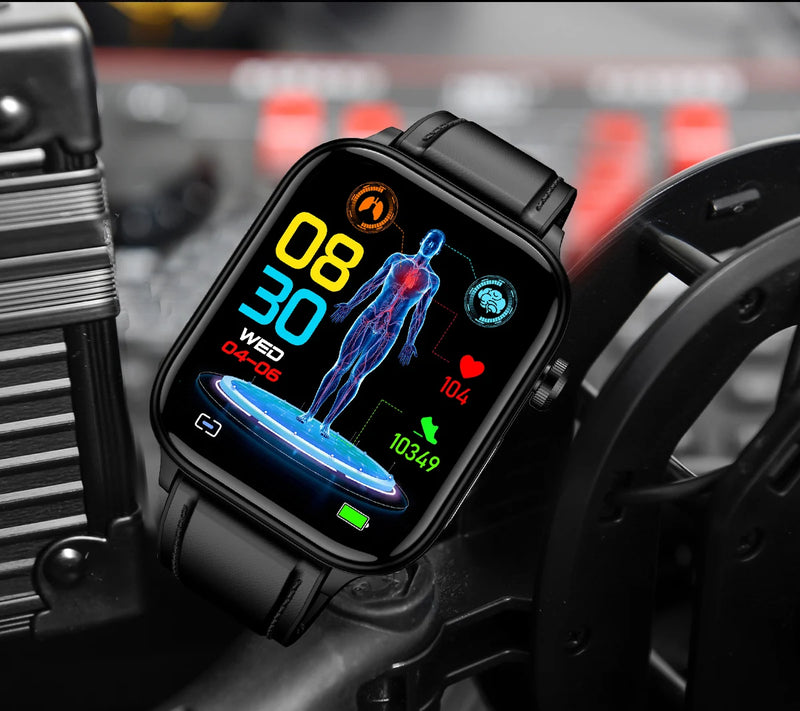 2025 New ECG+PPG Smart Watch Women Heart Rate Blood Lipid Uric Acid Women Menstrual Health Tracker Smartwatches For Android iOS