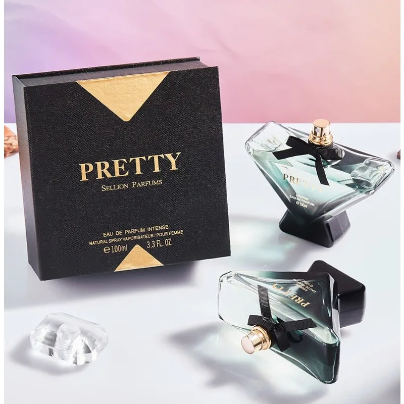 Beautiful Flawless Perfume 100ml – Fruity Floral Scent with Bergamot Peach Jasmine and Musk Long-Lasting Fragrance for All Skin