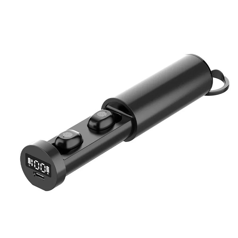 B9 fone de ouvido Bluetooth sem fio, intra-auricular binaural, metal fosco, IPX6